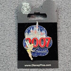 2007 Disneyland Resort Sleeping Beauty Castle Tinker Bell 3D Pin